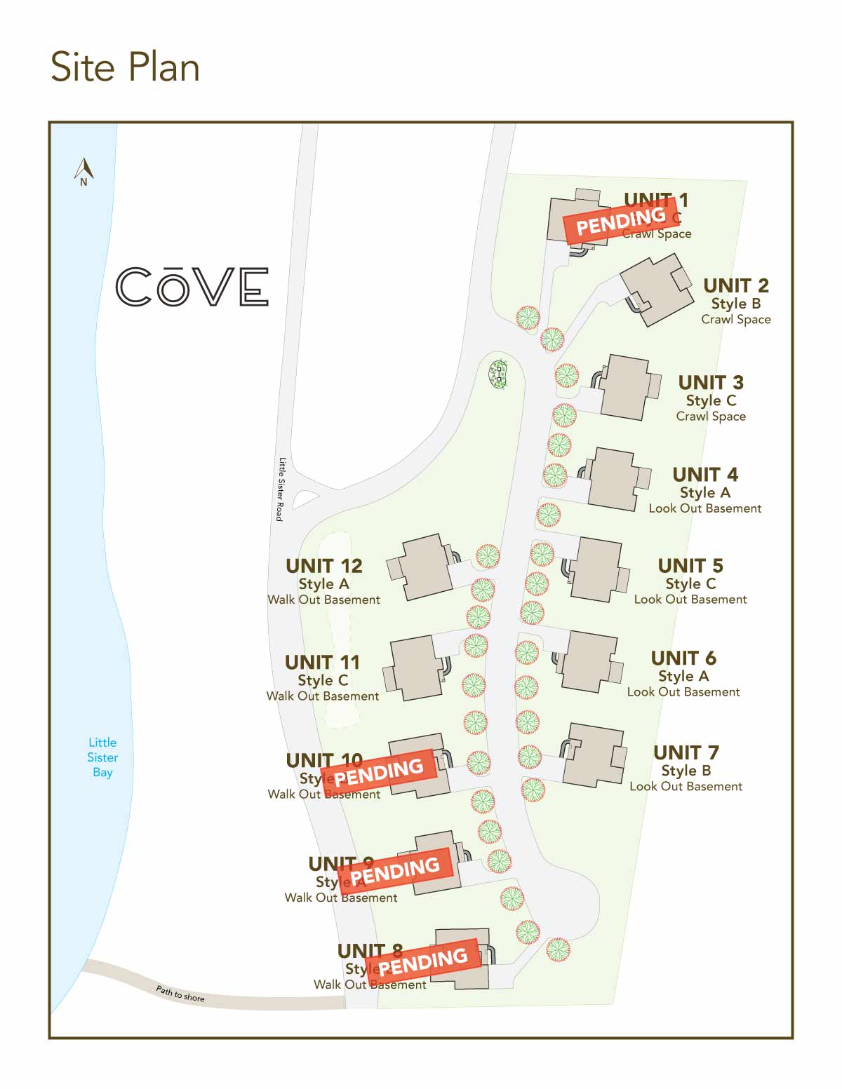 The Cove Site Plan