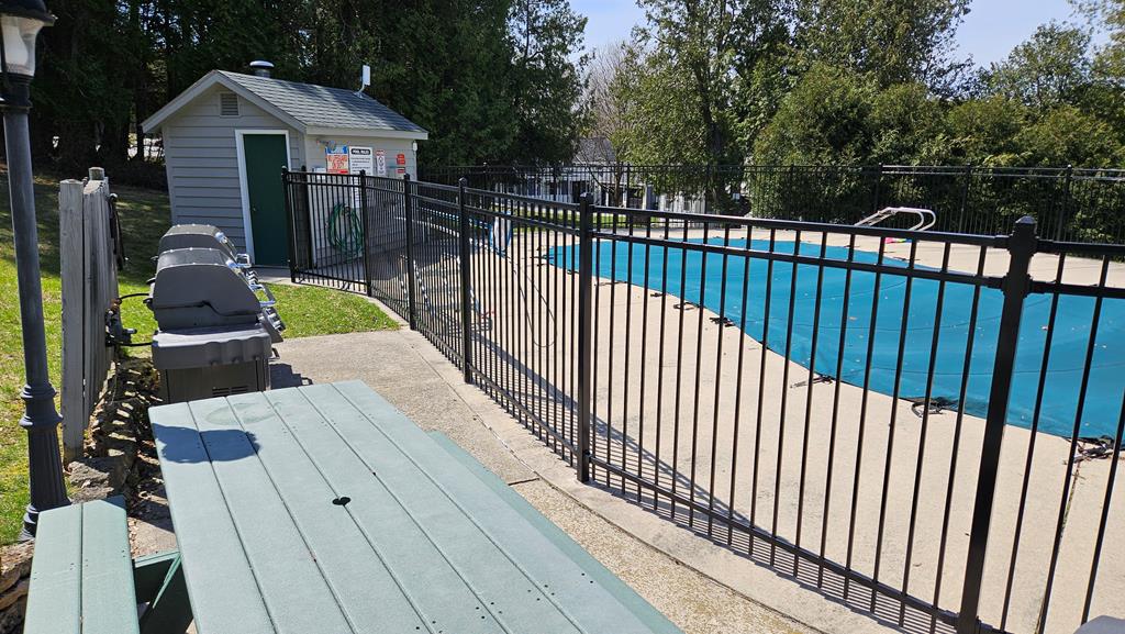 Pool & Grilling Area